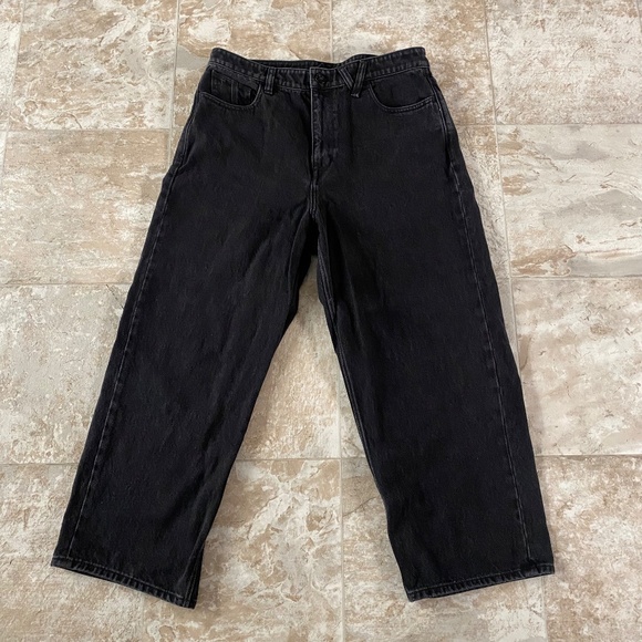 Volcom Size 32 WEELLOW Black Loose fit Baggy Jeans Y2K Grunge Relaxed - Picture 2 of 11